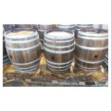 3 Oak Wine Barrels
