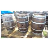 3-Oak Wine Barrels