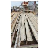 Assorted Galvanized Steel Channels & Rails