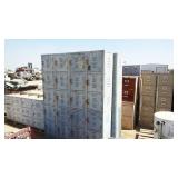 Metal Compartment Lockers - 3 Banks