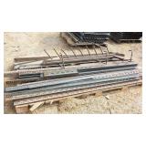 Assorted Steel Unistrut-Style Metal Supports