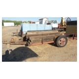 Utility Trailer with Railroad Ties