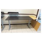 Black Office Work Table