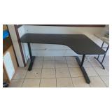 Black Office Work Table