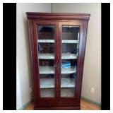 Brown China Hutch