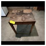 Rustic Wooden Table - Vintage Style, Square