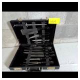 Knife Set, Black Case, Assorted Knives