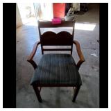 Armchair - Wood Frame, Upholstered Seat