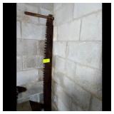 Vintage Two Man Crosscut Saw