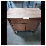 Wooden Cabinet - Compact Storage, Rustic Style