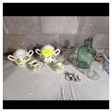 Lemon Decorated Tea Set
