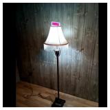 Brown Beaded Floor Lamp