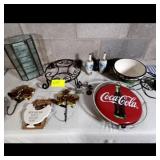 Coca-Cola Oval Lighted Sign & Home Decor