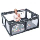 ANGELBLISS Baby Playpen, Large Baby Play Yard,