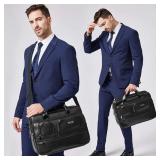 NEW $124 CLUCI Leather Briefcase for Men Large
