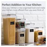 Vtopmart 7 Food Storage Containers Set and 5