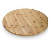 Bamboo Lazy Susan Spinning Turntable for Kitchen
