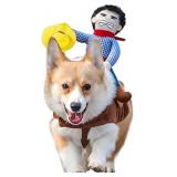 NACOCO Cowboy Rider Dog Costume for Dogs Size