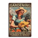 NEW! Vintage Decor Garden Gardening Metal Tin