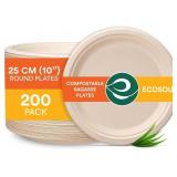 $68 ECO SOUL 100% Compostable 10 Inch Paper