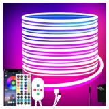 segrass 32.8ft LED neon Lights with Remote APP