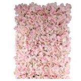 Pink Hydrangea Flower Panels 7pcs