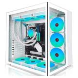 $159 KEDIERS PC Case - ATX Tower Tempered Glass