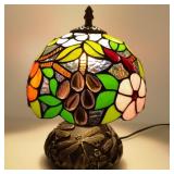$280 JHuiLap Small Tiffany Table Lamp Stained