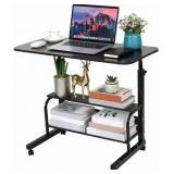 Dekhaoxe Adjustable Height Mobile Computer Desk