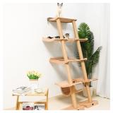 Canormpet Cat Tree with Hammock, Tall Wall