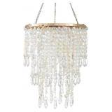 FlavorThings 3-Tier Acrylic Chandelier Shade with
