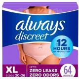 NEW $119 Always Discreet, Incontinence &