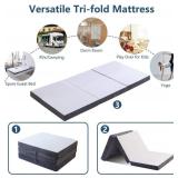 $150 4.0 Inch Foam Tri-Folding Mattress with