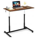 Compact standing desk on wheels See inhouse