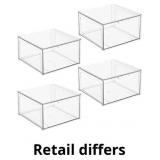 Plastic Stackable Storage Organizer Bin Containers