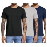Boyzn 1/3 Pack Men's Long Sleeve T Shirts, Long Sl