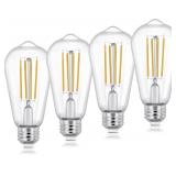 Vintage E26 LED 6W Edison Bulb Dimmable ST58 Light