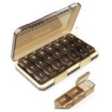 Weekly Pill Organizer 3 Times a Day,Hreyfull Large