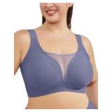 AusLook Women's Plus Wireless Bras Full Coverage N