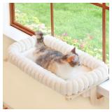 Zakkart SnugCloud Cat Window Perch with 4-Sided Bo