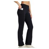 Willit Women's Fleece Lined Pants Yoga Bootcut The