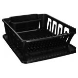 Sterilite 2pc Large Sink Set, Black