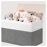 INDRESSME 25'x13'x16' Large Pillow Storage Box wit