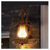 $218 1-Light Vintage Outdoor Wall Sconce