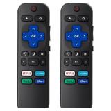 2pck Roku Remote Control Replacements,for TCL Roku