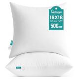 Oubonun 18 x 18 Throw Pillow Inserts - Soft, Plush