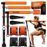 Pilates Bar Kit with Resistance Bands, Portable Pi