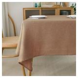 NLMUVW Linen Tablecloth for Rectangle Table 8ft, R