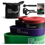 Polygon Pull Up Assist Resistance Exercise Bands,
