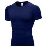 Men's Athletic Short Sleeve Stretch Compression Sh